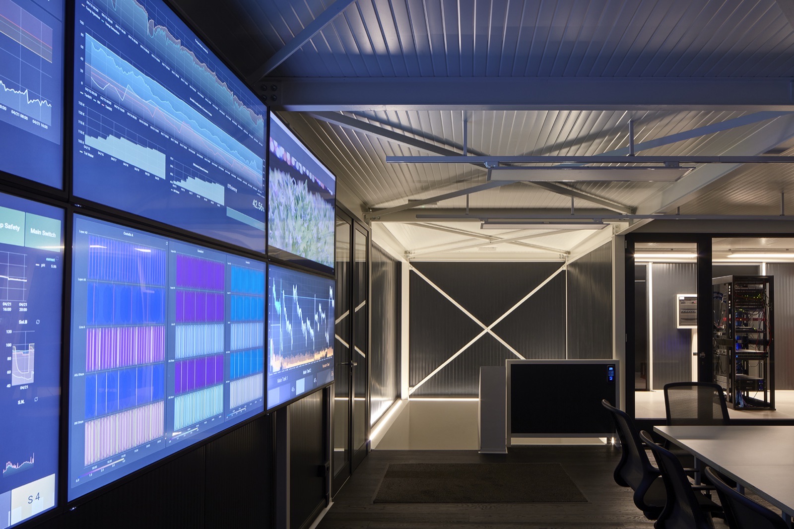 Data video wall, Capriolo site.